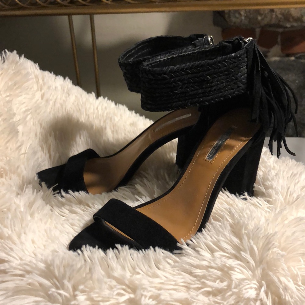MAKE AN OFFER: BCBGeneration fringe heels size 6
